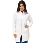 Jaleco Slim Moratty Feminino Zíper Central - Jaleca - Imagem 5