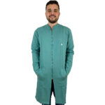 Jaleco Slim Recortes Masculino Várias Cores - Jaleca - Imagem 9